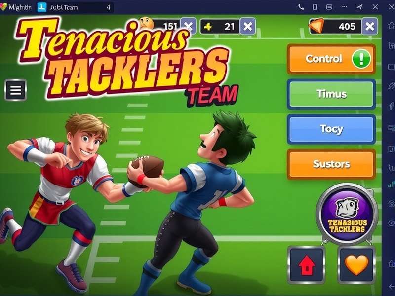 Tenacious Tacklers Team Controls and Interface